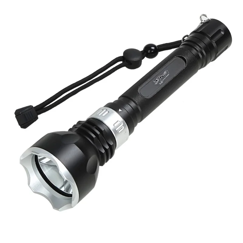 Aquatic Diving - Senter menyelam profesional kepala Lotus, senter