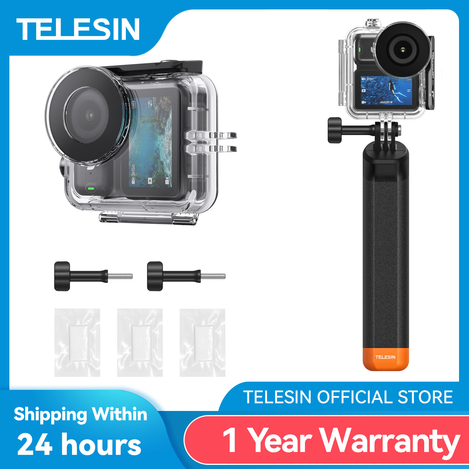 Aquatic Diving - TELESIN 60M Casing Tahan Air untuk